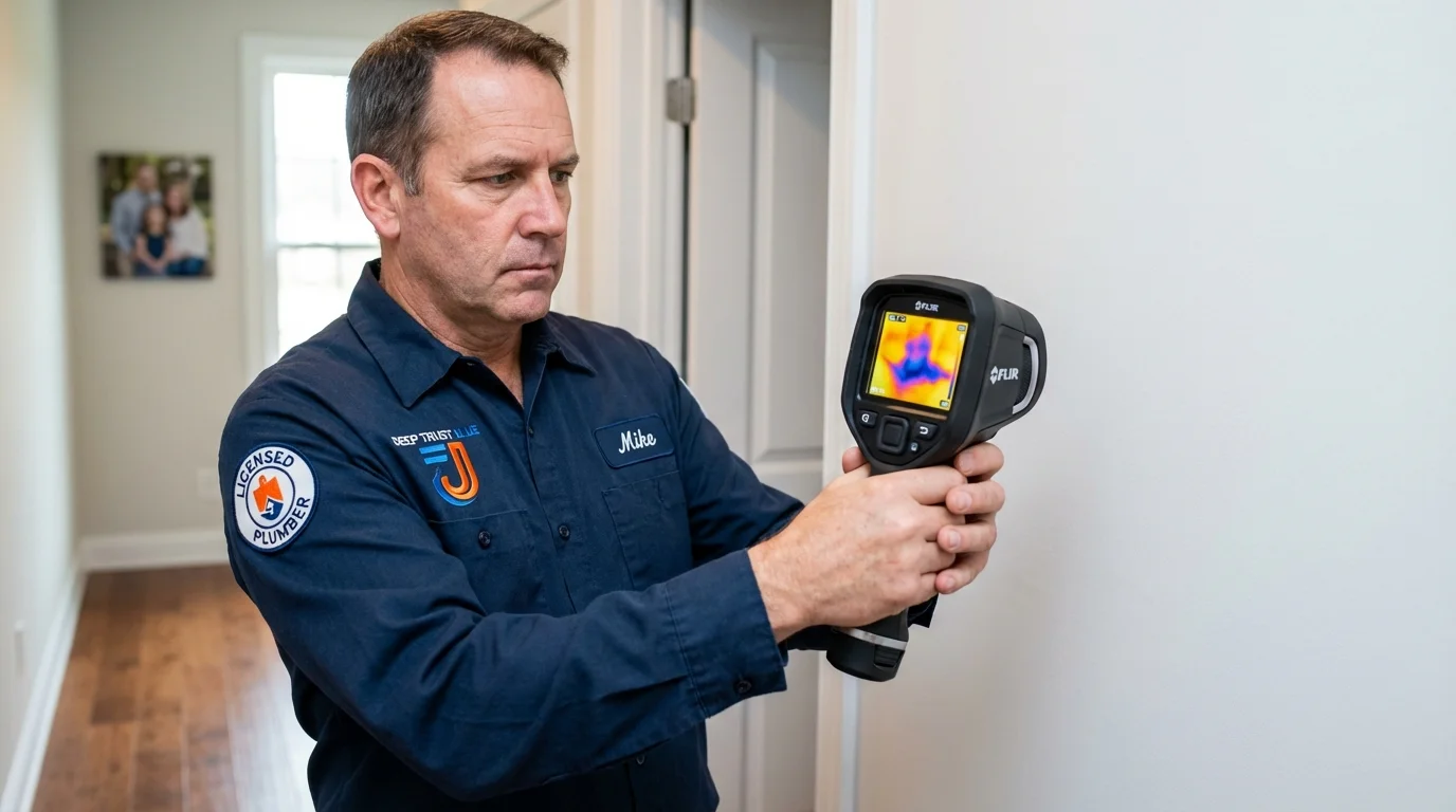 Thermal imaging leak detection by Johns Plumbing LLC in Sumter